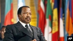 Le président camerounais Paul Biya