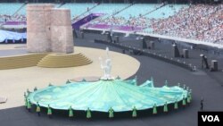 baku 2015 Avropa oyunlarının bağlanış mərasimi olub