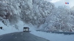 Իսպանիայի հյուսիսի ձնապատ տեսարանները