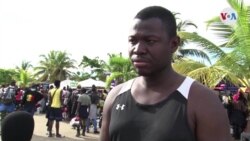 Haitiano migrante en Necoclí 