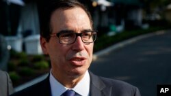 Menteri Keuangan AS, Steven Mnuchin 