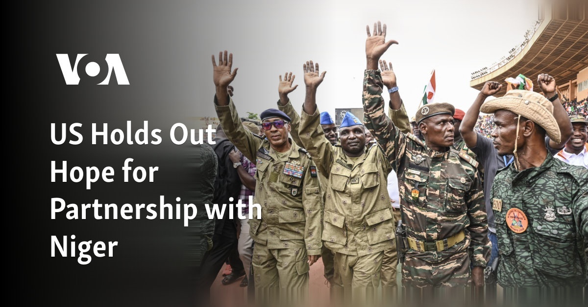 US Holds Out Hope for Partnership with Niger