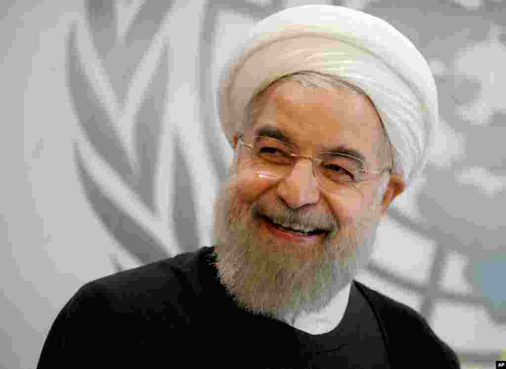 Presiden Iran Hassan Rouhani menghadiri Sidang Majelis Umum PBB di New York (26/9).