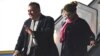 مایک پمپئو و همسرش سوزان روز جمعه صبح وارد فرودگاه مونیخ شدند. 