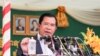 FILE - Prime Minister Hun Sen speaks on Tuesday, September 20, 2016 during the inauguration of first-Japanese private hospital Sunrise in Phnom Penh’s Chroy Changva district. ( Leng Len/VOA Khmer)