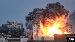 Izraelski vazdušni napad na Gazu (Foto: MAHMUD HAMS / AFP)