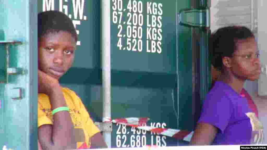 Rescued migrants on board the &ldquo;Rio Segura&rdquo; in Pozzallo.