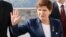 FILE - Poland's Prime Minister Beata Szydlo arrives for an EU summit at Bratislava Castle in Bratislava, Slovakia, Sept. 16, 2016.