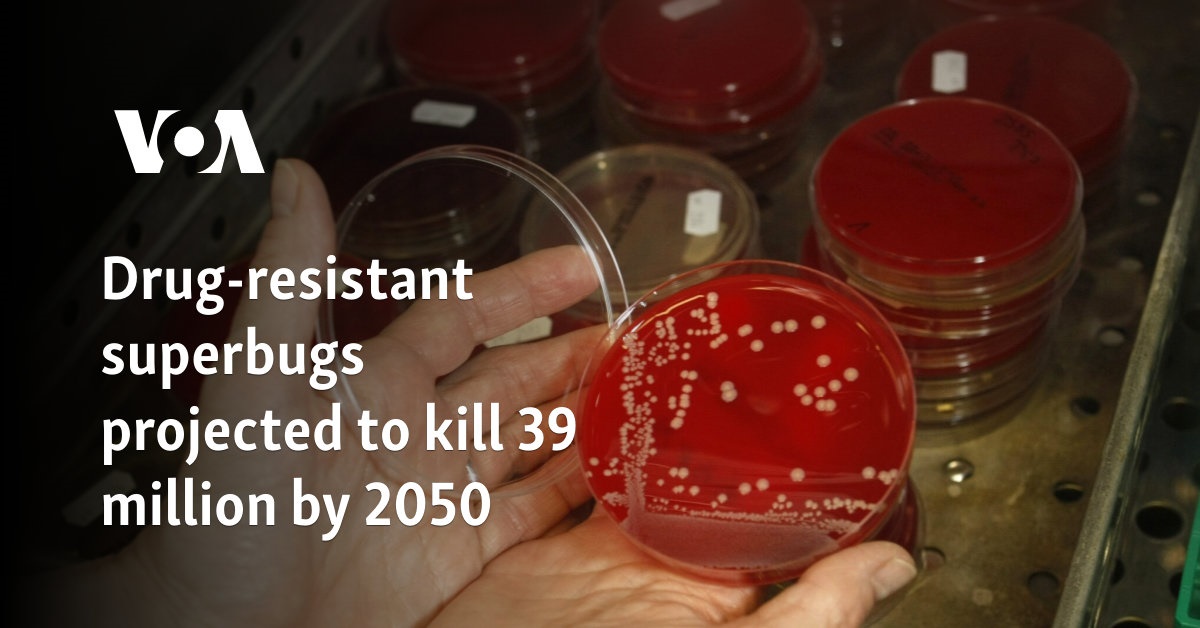 Drug-resistant superbugs projected to kill 39 million by 2050 