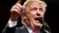 FILE - Republican presidential candidate Donald Trump gestures during a rally in Charleston, W.Va., May 5, 2016. 