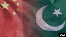 Pakistan and China flags