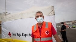 Jose Antonio Verona, chef de la Croix-Rouge espagnole dans les îles Canaries espagnoles, le 16 septembre 2020.