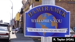 The city of Hamtramck, Michigan, surrounded by Detroit, is home to many immigrant neighborhoods, including Banglatown.