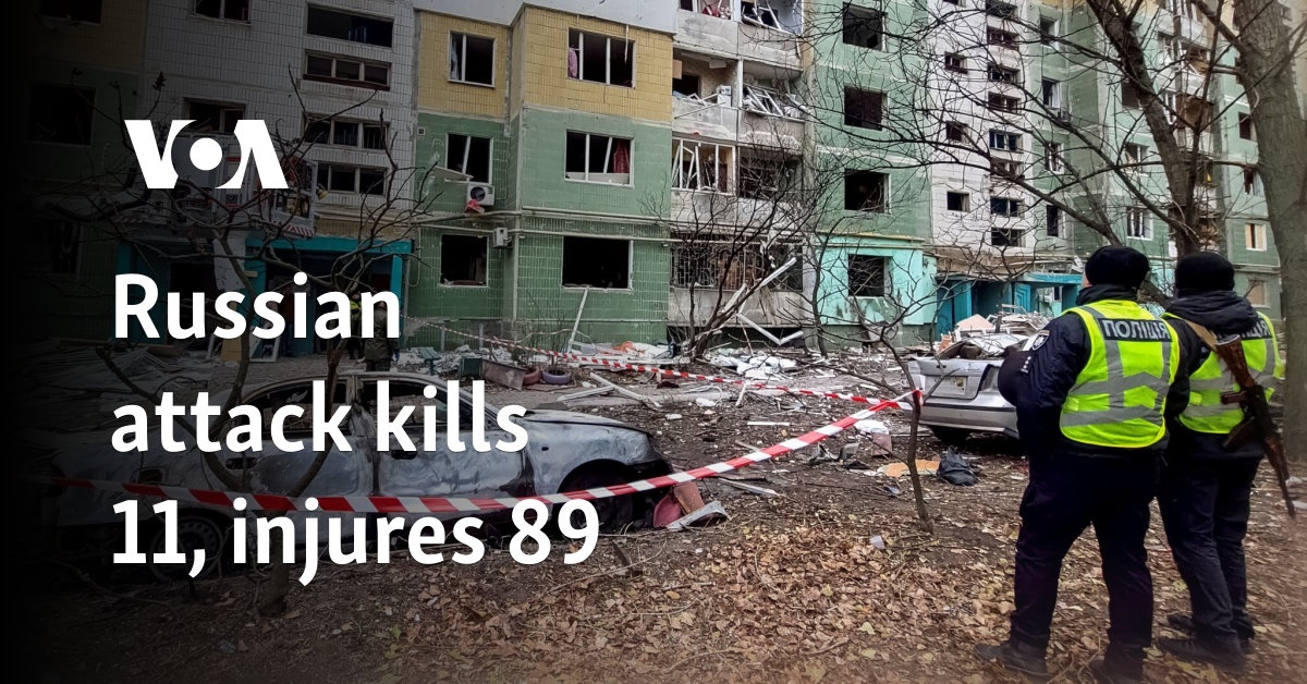 Russian attack kills 11, injures 89