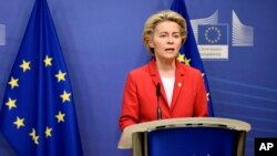 ဥရောပကော်မရှင်အကြီးအကဲ Ursula von der Leyen 