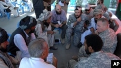 Civilian Response Corps members in Afghanistan.