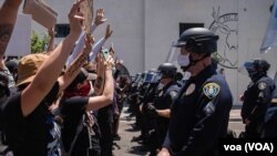 Акция протеста в Сан-Франциско