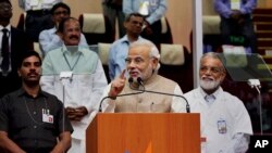 Tại buổi phóng vệ tinh, Thủ tướng Modi kêu gọi các nhà khoa học Ấn Độ dùng khả năng chuyên môn về công nghệ vệ tinh để giúp đỡ tất cả 8 nước thuộc Hiệp hội Hợp tác Khu vực Nam Á.