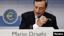 Thống đốc Ngân hàng Trung Ương Châu Âu Mario Draghi đã đưa ra một nhận định phấn khởi nhưng dè dặt về những tiến bộ mà các chính phủ Châu Âu đạt được để giải quyết các vấn đề tài chánh