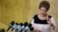 Brazil’s President Dilma Rousseff speaks with journalists after meeting with her lawyers regarding impeachment proceedings against her at Planalto presidential palace, in Brasilia, Brazil, Dec. 7, 2015.