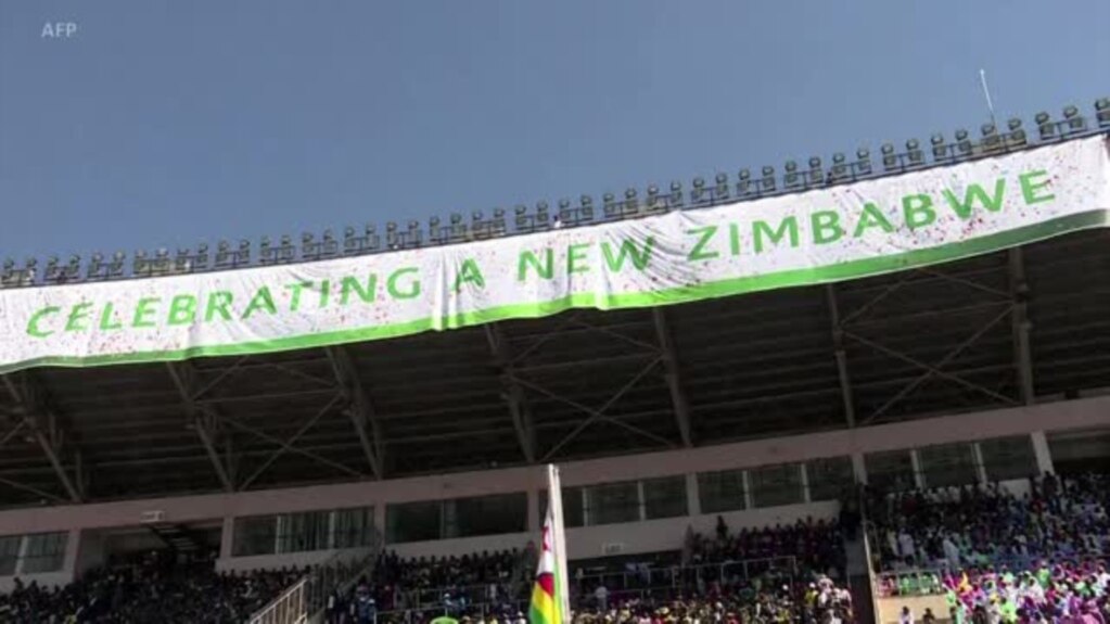 ZIMBABWE: Prezida Emmerson Mnangagwa Yarahiye mu Mabanga yo Kurongora Igihugu