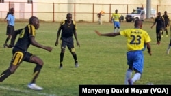 The announcement that former Portuguese international soccer player Luis Figo is helping to set up a football academy in South Sudan comes days after South Sudan’s Al-Nasir FC took a 5-0 beating from Tanzania's Azam side. (VOA/David Mayar)