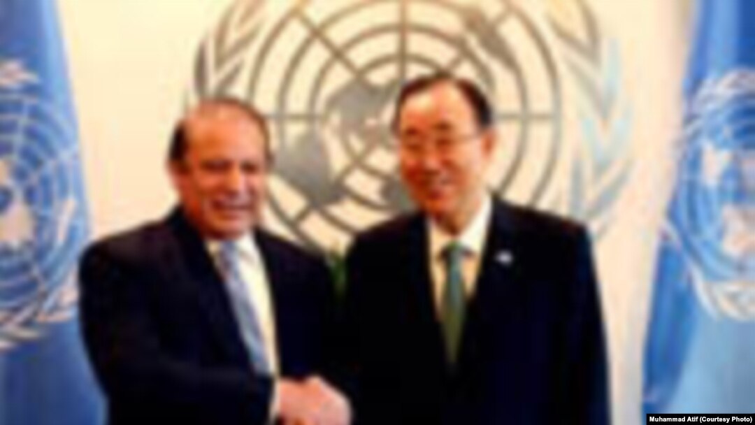 Nawaz Sharif e Ban Ki-Moon