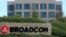 FILE - A sign to the campus offices of chipmaker Broadcom Ltd is shown in Irvine, California, Nov. 6, 2017. 
