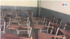 Un salón de clases vacío en Caracas. Mayo, 2021. Foto: Captura de Pantalla.