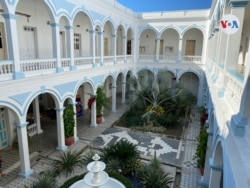 Palacio municipal en Ciénaga, Magdalena, Colombia. [Foto: Karen Sánchez, VOA]