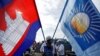 FILE - Supporters of the Cambodia National Rescue Party gather during a local election campaign in Phnom Penh, May 20, 2017. 