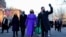 U.S. Vice President Kamala Harris and her husband Douglas Emhoff walk during the Inauguration Day parade for U.S. President Joe Biden, in Washington, January 20, 2021. 