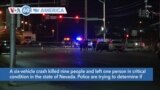 VOA60 America - Las Vegas: Nine dead after a six-car crash