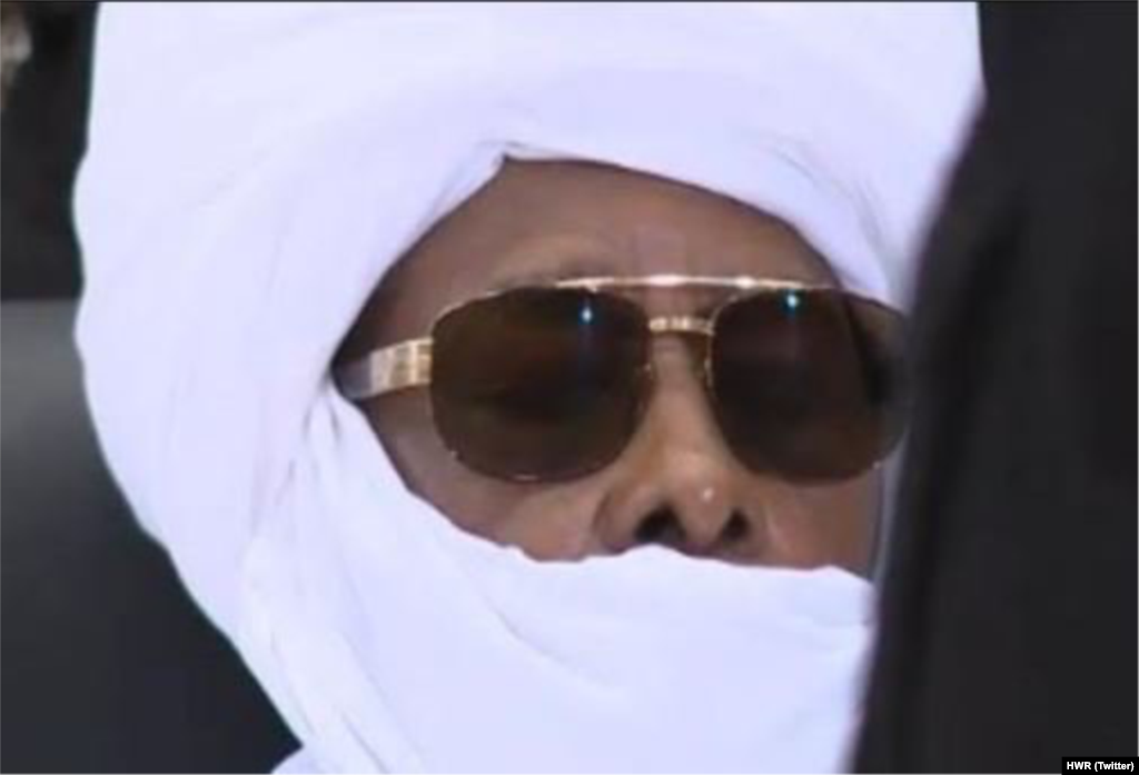 Hissène Habré, lors de son procès, le lundi 30 mai 2016.