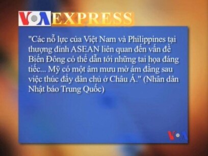 TQ nói sẵn sàng đàm phán Quy tắc Ứng xử Biển Đông