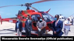 Helicopter lagu buufinayo Ayaxa 