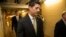 Rep. Paul Ryan, R-Wis. arrives for a House GOP conference meeting on Capitol Hill in Washington, Wednesday, Oct. 21, 2015.