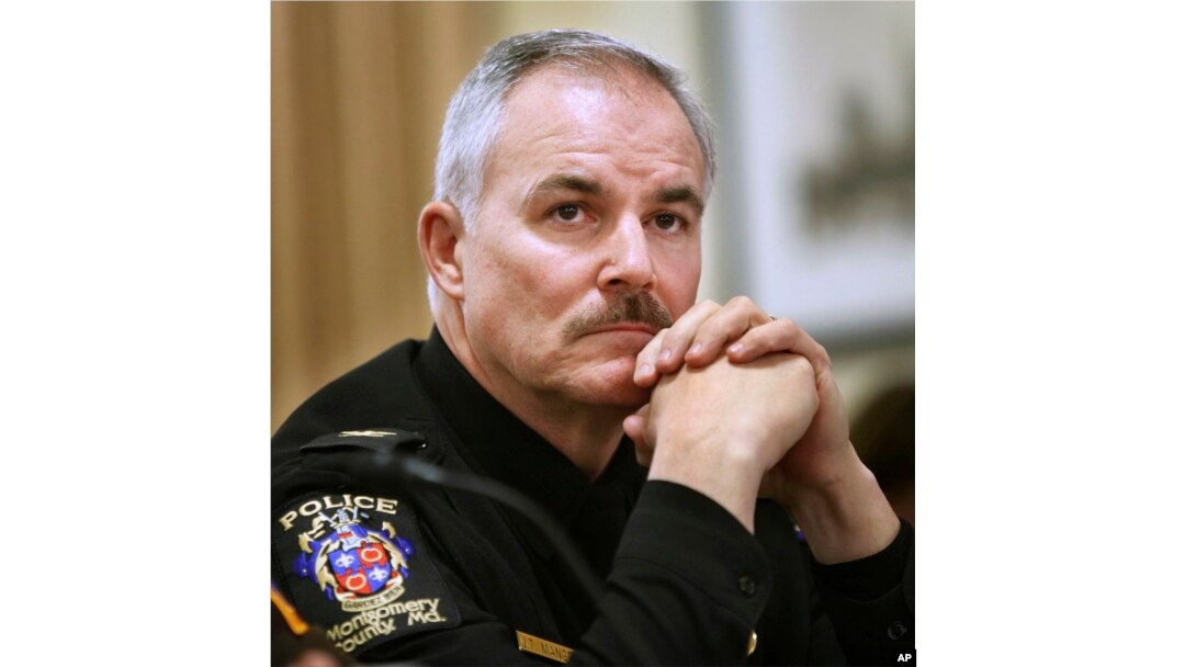 Montgomery County, Md., Police Chief J. Thomas Manger testifies before a Homeland Security Committee hearing in Washington, March 4, 2009.
