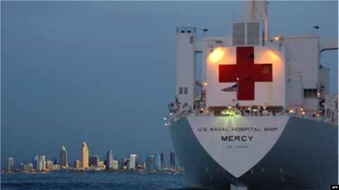 Tàu bệnh viện USNS Mercy của Hải quân Hoa Kỳ sắp ghé Việt Nam