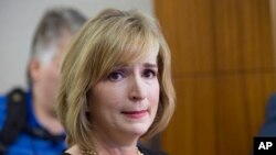 FILE- Harris County (Texas) District Attorney Devon Anderson, shown in August 2015, on Monday announced a grand jury had indicted two anti-abortion activists who made undercover videos alleging Planned Parenthood illegally sold fetal tissue to researchers for a profit.