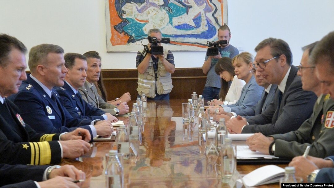 Razgovor Toda Daniljela Voltersa i Aleksandra Vučića (Foto: Predsedništvo Srbije)