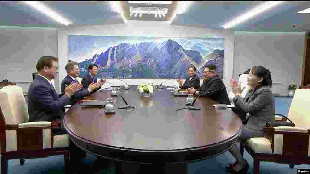 رهبران دو کره درباره شبه جزیره کره بدون سلاح و پایان تنش بعد از جنگ ۱۹۵۳ مذاکره خواهند کرد.