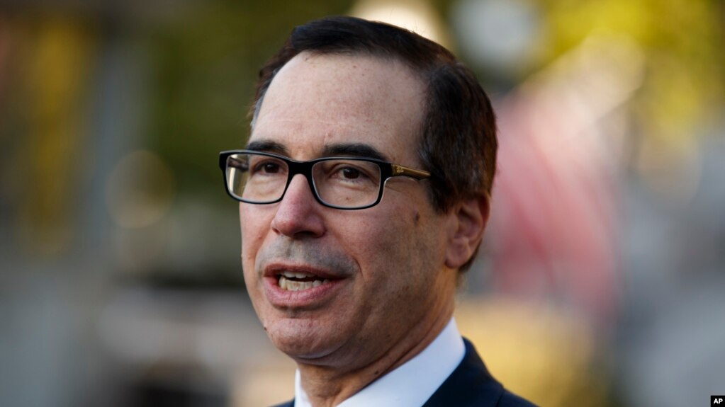 Bộ trưởng Tài chính Hoa Kỳ Steve Mnuchin.