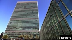 紐約聯合國總部大樓 (2016年9月22日路透社照片)