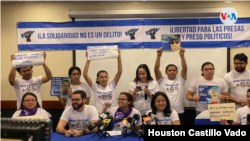 La oposición en Nicaragua ha exigido al gobierno de Daniel Ortega la liberación de decenas de presos políticos. [Foto: Houston Castillo Vado/VOA]