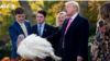 Trump indulta a un pavo previo a celebración de Acción de Gracias