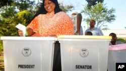 A look at how ballots are cast, as practiced during a mock voting exercise organized by the IEBC and sponsored by the UNDP