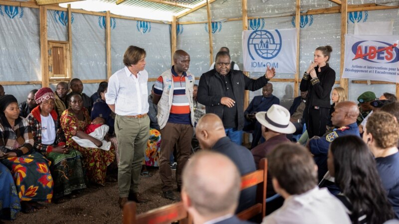 RDC: la délégation du Conseil de sécurité de l'ONU a visité un camp pour déplacés