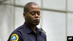 Former Liberian President Charles Taylor awaits the start of the prosecution's closing arguments during his trial at the U.N.-backed Special Court for Sierra Leone in Leidschendam, February 8, 2011.