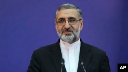 이란 사법부의 골람호세인 에스마일리 대변인. 